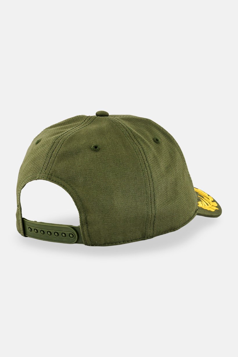Men Embroidered Adjustable Cap, Olive